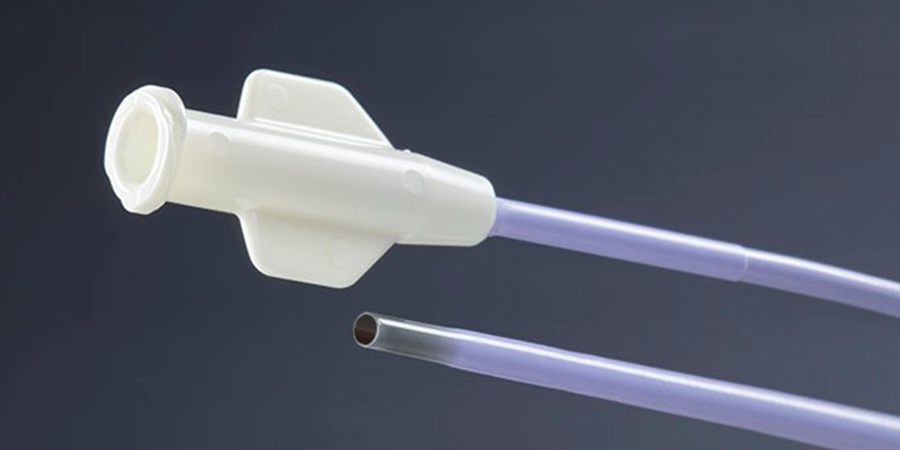 A dilator sheath extruded via Spectrum Plastics' new injection molding machines