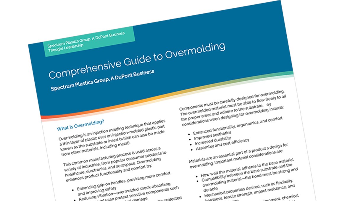 Comprehensive Guide to Overmolding: Design, Materials & Applications