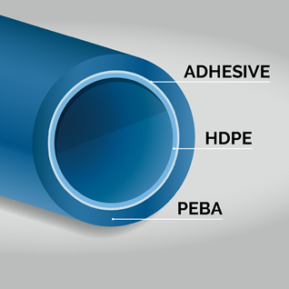 Tri-layer percutaneous transluminal catheter tubing