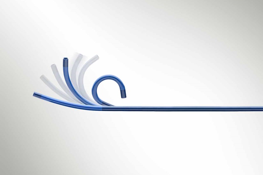 An image of a steerable catheter
