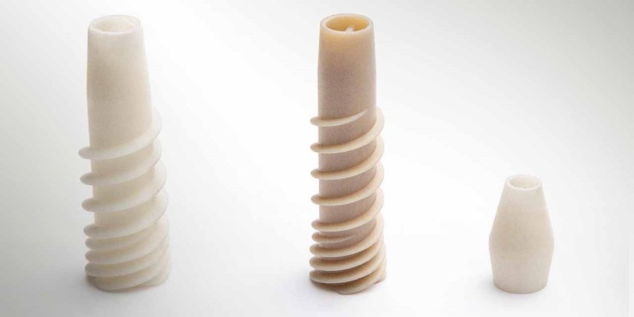 Implantables and bioresorbables molding by SPG