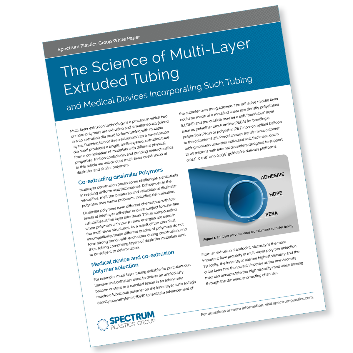 A white paper on the science of multi-layer extruded tubing